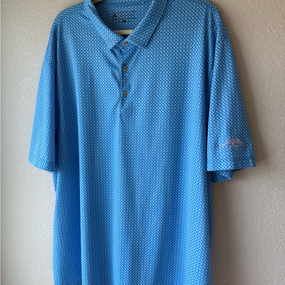 Blue Patterned Men's Shirt